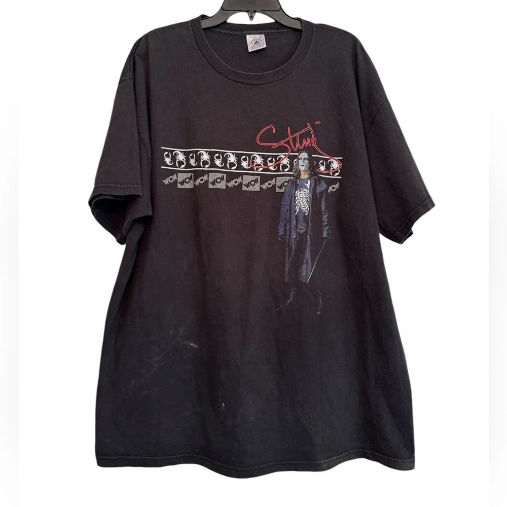 Delta Vintage 1999 Sting WCW Black T-Shirt